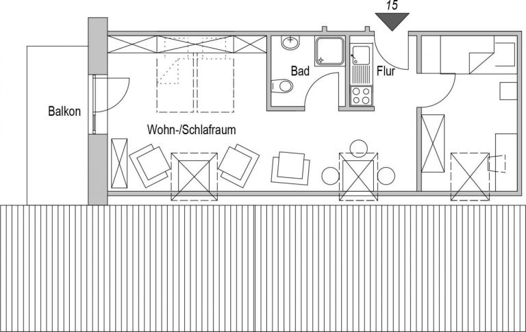 Grundriss Wohnung 15 Grundriss Wohnung 15